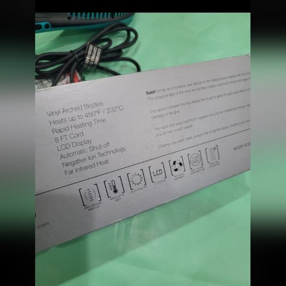 Soleil 2.0 Heat Brush  turquoise - Picture 6 of 9